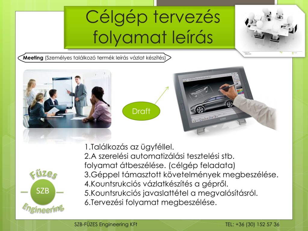 Célgéptervezési folyamat